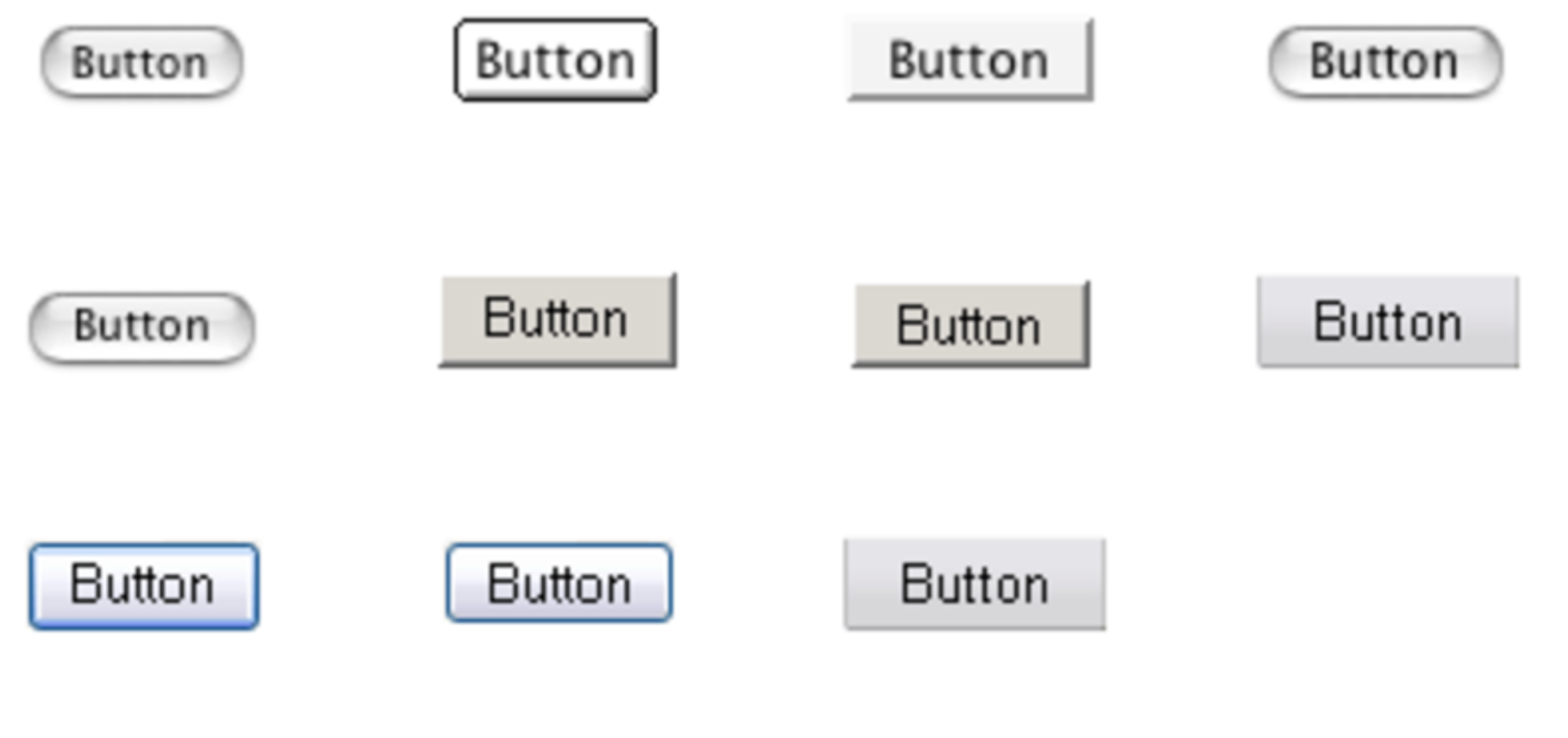 昔のButton要素の見た目