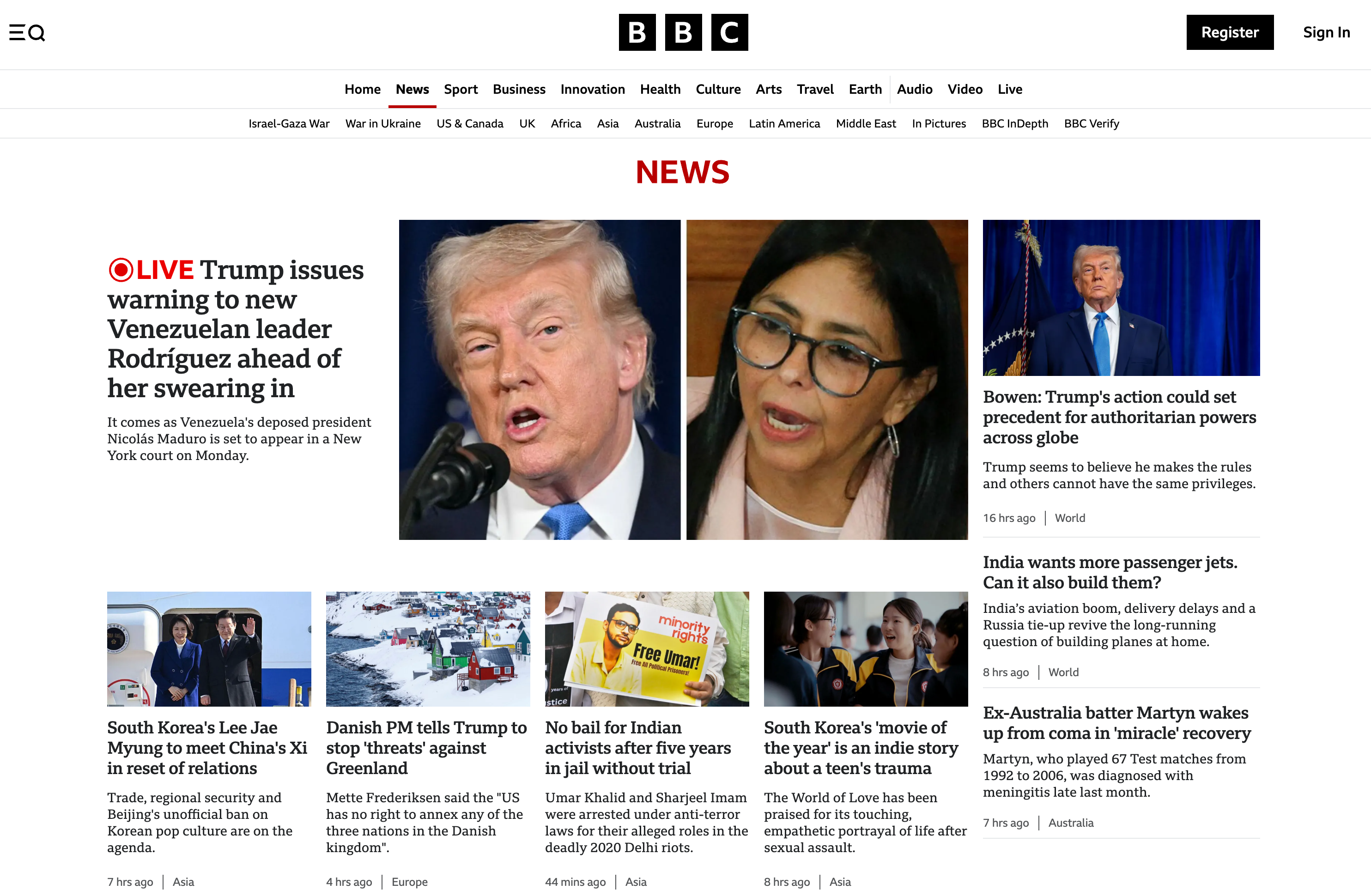 BBC Home Page
