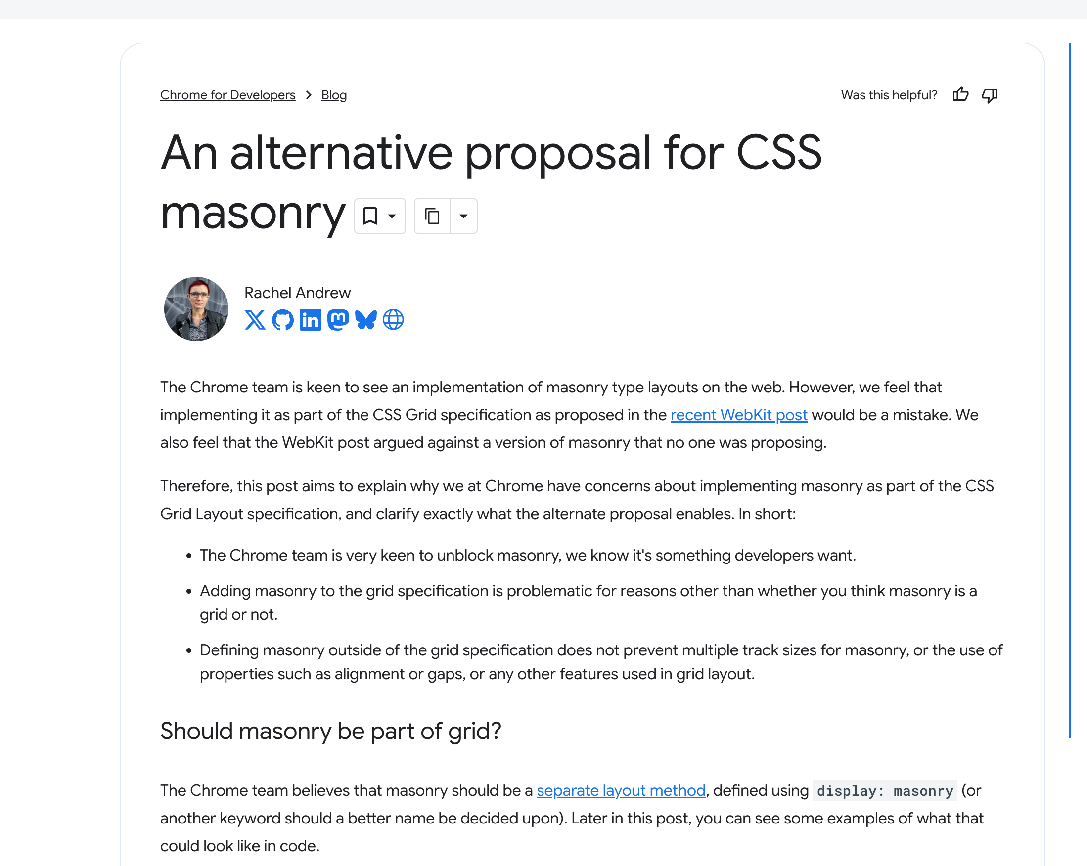 WebKit のブログ１に対する Chrome のブログ