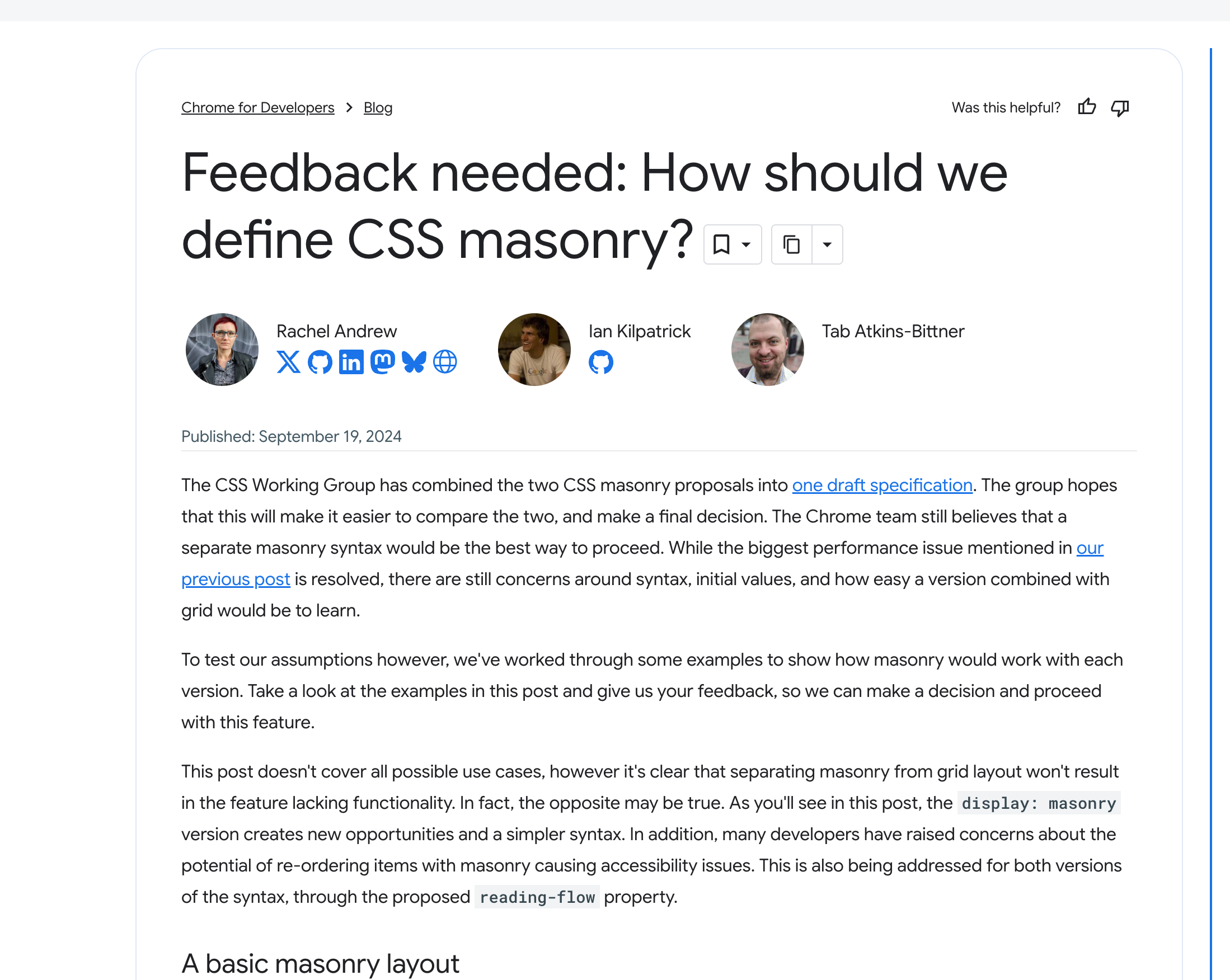WebKit のブログ２に対する Chrome のブログ