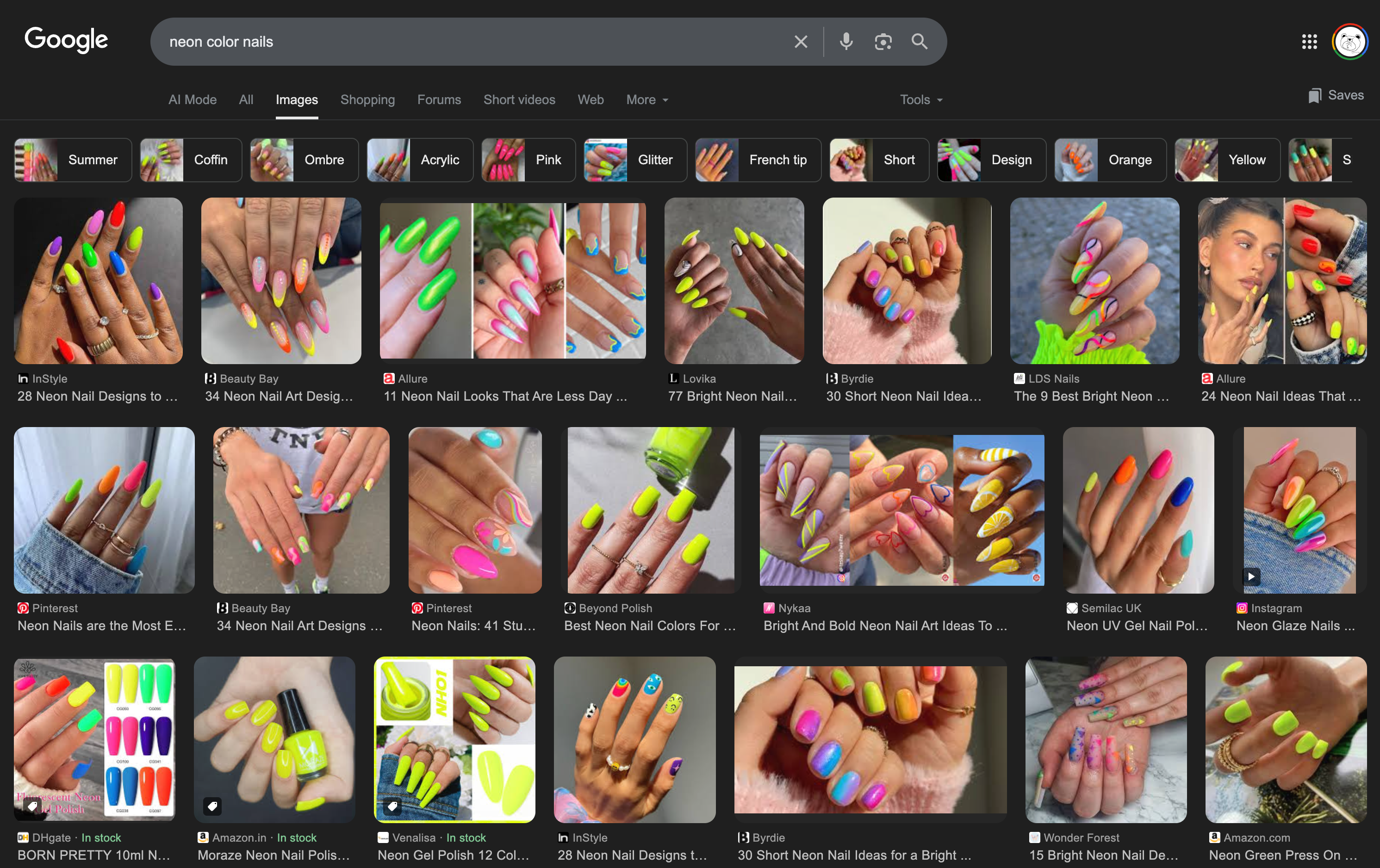 Google Search Result is not masonry layout